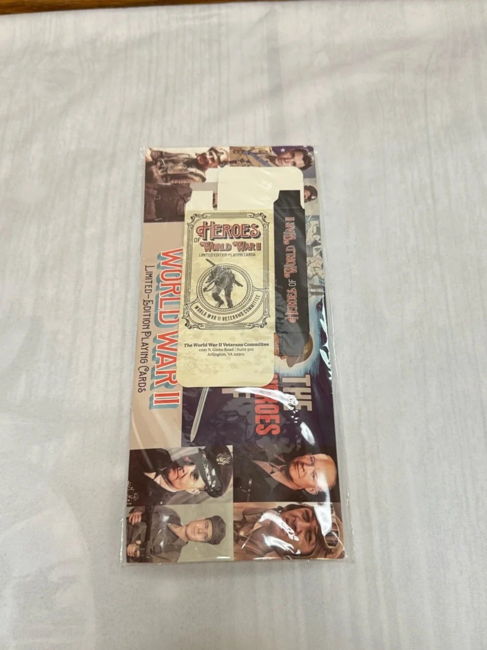 Heroes of World War II Limited Edition Playing Cards Sealed New - Picture 3 of 7